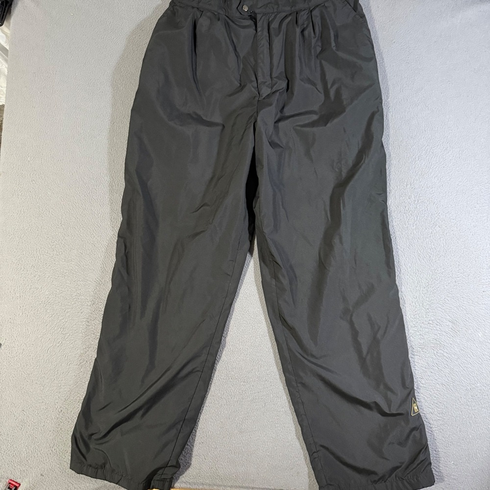 Vintage Dryjoys by Footjoy Golf Pants‎ Mens XL Black Elastic Waist Lightweight